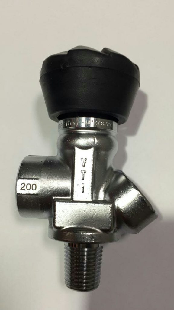 SCBA K632 200Bar E17 with 45° degree gauge - 1047 photo 4