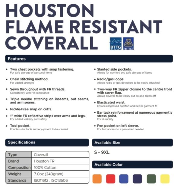 Coverall for FR Ranger flame resistant photo 4