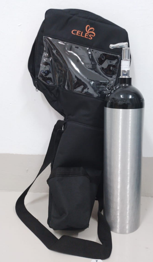 medical Oxygen set with 2.9L aluminium Cylinder and case - Image 6