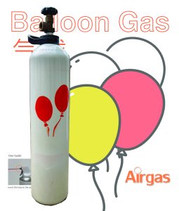 Helium Balloon Gas with refilled cylinder for 125pcs