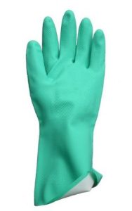 MEDIUM DUTY 15MIL 13" CHEMICAL RESISTANT FLOCKLINED NITRILE(GNF1513)