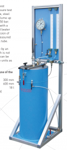 Hydro Test Unit volumetric measuring