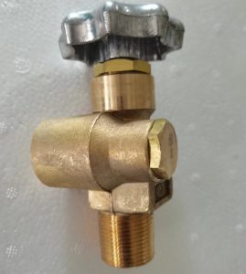 Valve* for O2, Ar, N2, hand wheel,  BS3, QF40A China. MPRV