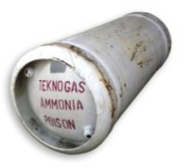 Ammonia gas in 500kgs Tank a#1115