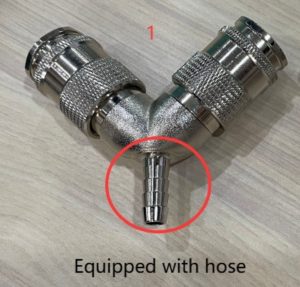 Y Connection for airline trolley