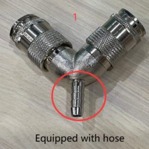 Y Connection for airline trolley