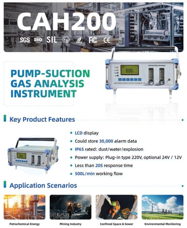 Gas Analyzer CAH200 .Hn2 photo 6